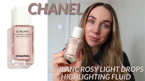 chanel le blanc rosy light drops review|chanel glow drops.